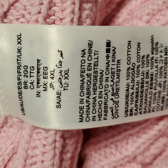 Amazon Essentials Women's Fisherman Cable Long Sleeve Crewneck Sweater XXL NWT - Picture 7 of 7